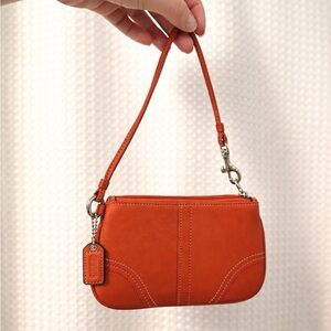 Vintage Coach Soho Leather Wristlet